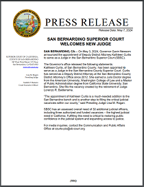 SBSC Welcomes New Judge Kathleen Curtis